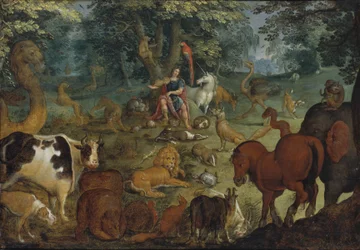 Orpheus bezaubert die Tiere